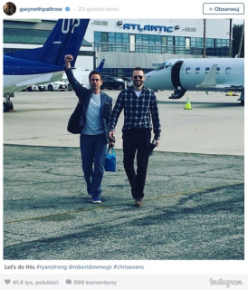 Chris Evans i Robert Downey Jr. odwiedzają ciężko chorego fana