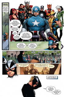 Uncanny Avengers. Czerwony cień - plansza 3