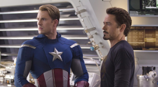 Chris Evans i Robert Downey Jr.