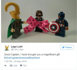 Kapitan Ameryka potrzebuje chłopaka - wpis z Twittera