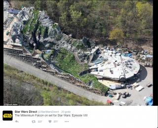 Gwiezdne Wojny: Część VIII - zdjęcie z planu