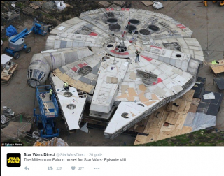 Gwiezdne Wojny: Część VIII - zdjęcie z planu