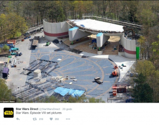 Gwiezdne Wojny: Część VIII - zdjęcie z planu