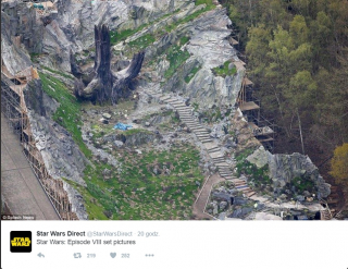 Gwiezdne Wojny: Część VIII - zdjęcie z planu