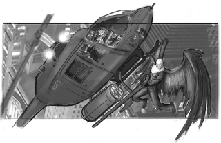 Skasowany Spider-Man – szkic