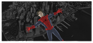 Skasowany Spider-Man – szkic