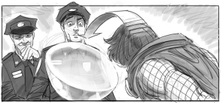 Skasowany Spider-Man – szkic