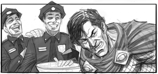 Skasowany Spider-Man – szkic