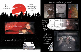 Przez las - ilustracje