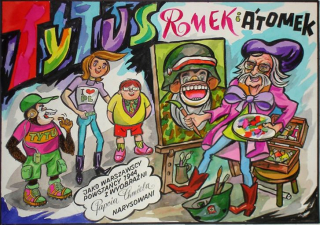 Tytus Romek i A'Tomek jako Warszawscy Powstańcy 1944, z wyobraźni Papcia Chmiela narysowani - okładka