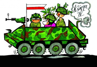 Tytus, Romek i A'Tomek. Księga IV: Tytus żołnierzem - okładka