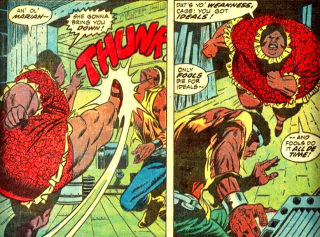 Luke Cage - kadr z komiksu Marvela