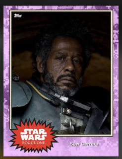 Karta Topps z filmu Łotr 1. Gwiezdne wojny - historie