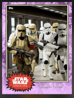 Karta Topps z filmu Łotr 1. Gwiezdne wojny - historie