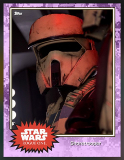 Karta Topps z filmu Łotr 1. Gwiezdne wojny - historie