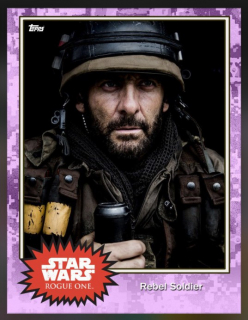 Karta Topps z filmu Łotr 1. Gwiezdne wojny - historie