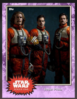 Karta Topps z filmu Łotr 1. Gwiezdne wojny - historie