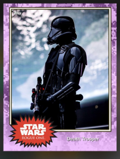 Karta Topps z filmu Łotr 1. Gwiezdne wojny - historie