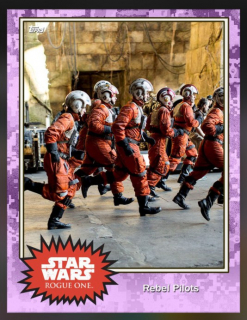 Karta Topps z filmu Łotr 1. Gwiezdne wojny - historie