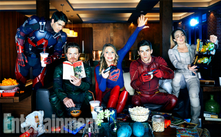 Arrow, Flash, Legends of Tomorrow i Supergirl - zdjęcie z crossoveru