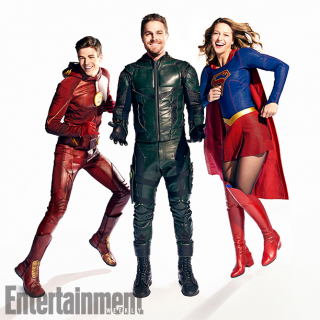 Arrow, Flash, Legends of Tomorrow i Supergirl - zdjęcie z crossoveru