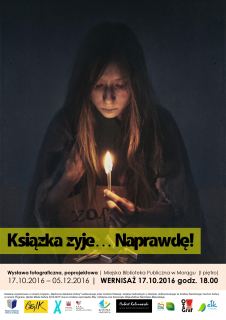 Książka żyje... Naprawdę! - plakat