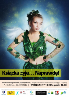 Książka żyje... Naprawdę! - plakat