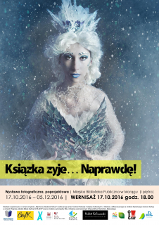 Książka żyje... Naprawdę! - plakat