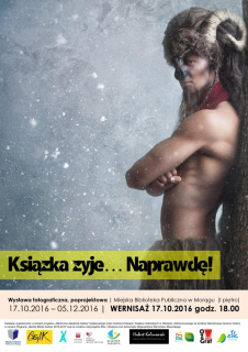 Książka żyje... Naprawdę! - plakat