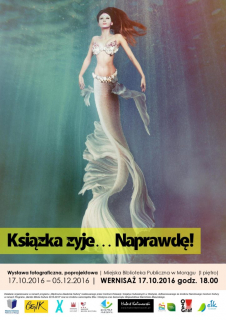 Książka żyje... Naprawdę! - plakat