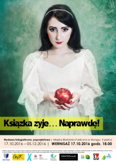 Książka żyje... Naprawdę! - plakat