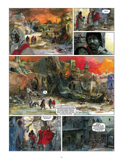 Thorgal #35: Szkarłatny ogień – plansza