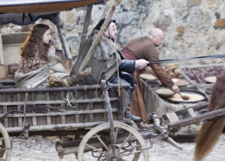 Zdjęcia z planu 7. sezonu Gry o tron - Sam i Gilly