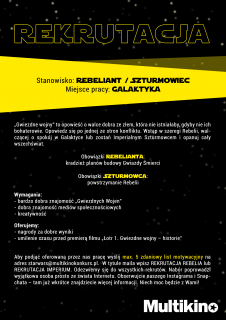Multikino - rekrutacja - grafika