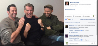 Ryan Reynolds - wpis z Facebooka