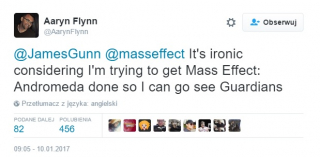 Mass Effect inspiracją dla Strażników Galaktyki