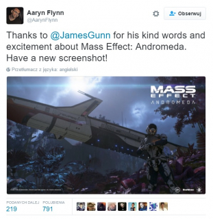 Mass Effect inspiracją dla Strażników Galaktyki