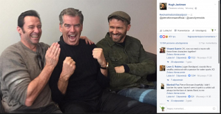 Hugh Jackman - wpis z Facebooka