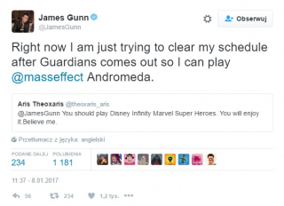 Mass Effect inspiracją dla Strażników Galaktyki