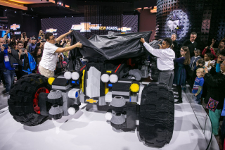 Chevrolet LEGO Movie Batmobile On Display At NAIAS