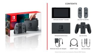 Nintendo Switch - zawartość pudełka