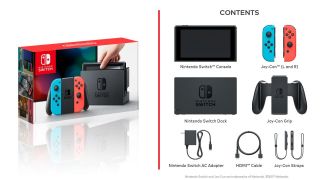 Nintendo Switch - zawartość pudełka