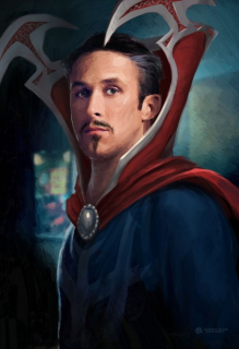 Ryan Gosling jako Doktor Strange - szkic koncepcyjny