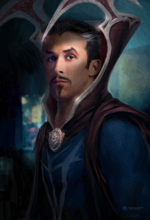 Ryan Gosling jako Doktor Strange - szkic koncepcyjny