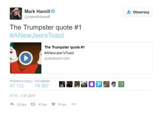 Tweet Marka Hamilla