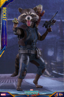 Rocket - figurka kolekcjonerska Hot Toys, Strażnicy z Galaktyki vol. 2