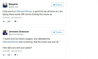 Wonder Woman - tweet