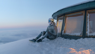 Sesja na Śnieżce - zdjęcie