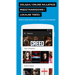 Aplikacja ShowMax w Google Play