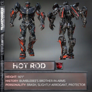 Transformers The Last Knight - zdjęcie Hot Rod